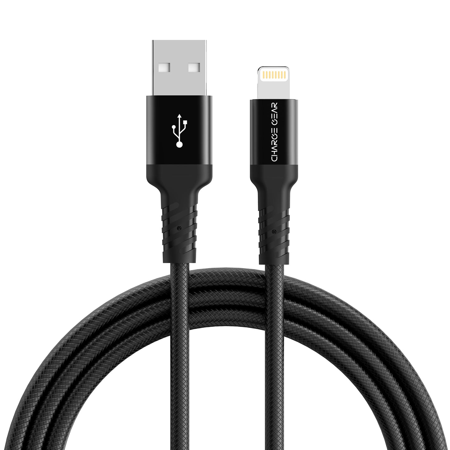 ZEVA SERIES: ATYPE TO LIGHTNING 2 METRE CABLE BLACK