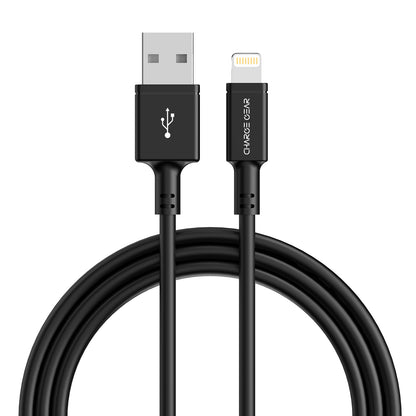 ZIRO SERIES: ATYPE TO LIGHTNING 1 METRE CABLE BLACK