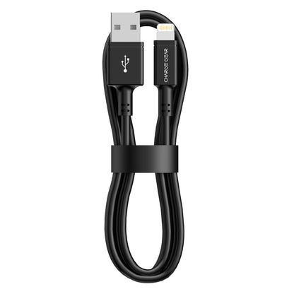 ZIRO SERIES: ATYPE TO LIGHTNING 1 METRE CABLE BLACK