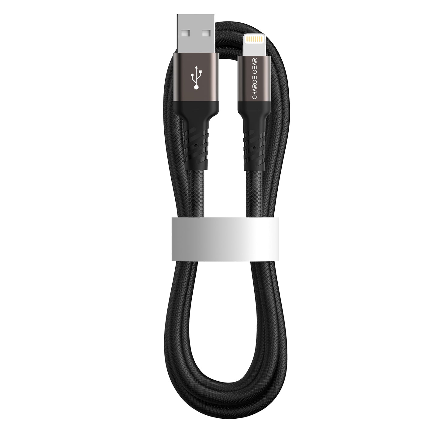 ZEVA SERIES: ATYPE TO LIGHTNING 2 METRE CABLE GREY