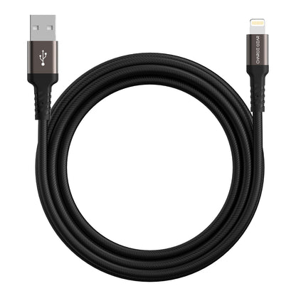 ZEVA SERIES: ATYPE TO LIGHTNING 2 METRE CABLE GREY