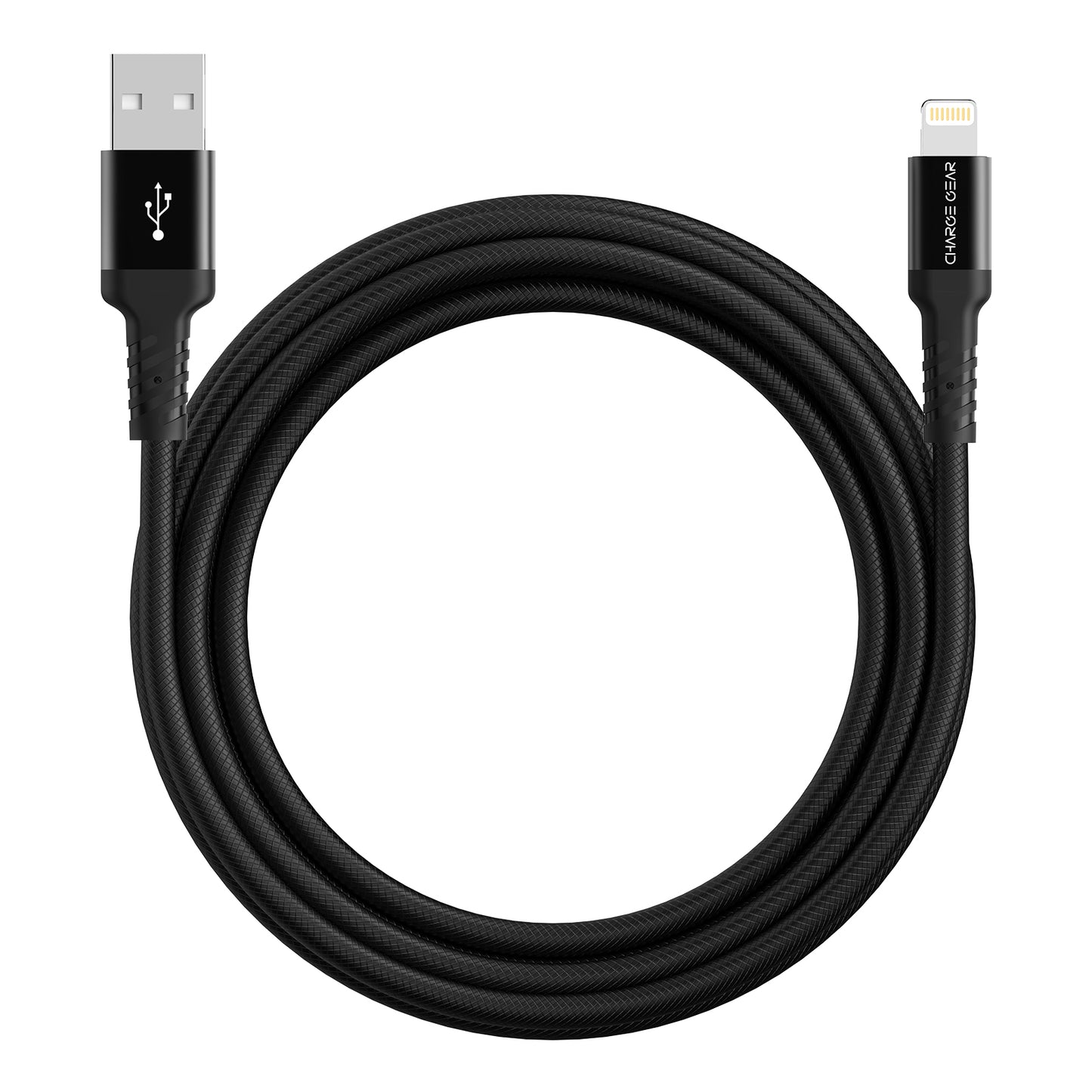 ZEVA SERIES: ATYPE TO LIGHTNING 2 METRE CABLE BLACK