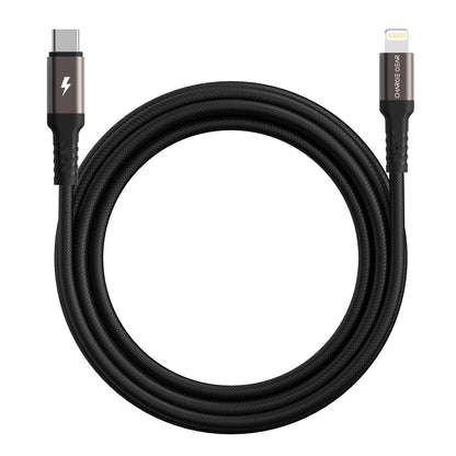 ZEVA SERIES: CTYPE TO LIGHTNING 1 METRE CABLE GREY