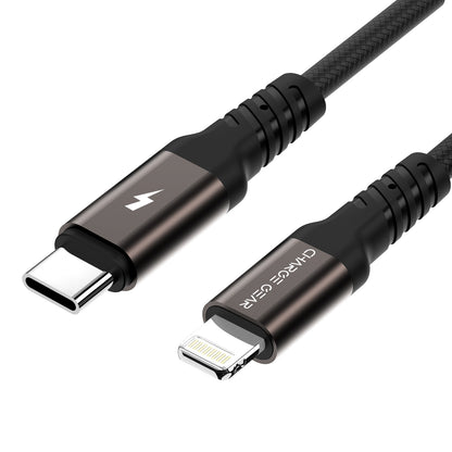 ZEVA SERIES: CTYPE TO LIGHTNING 1 METRE CABLE GREY