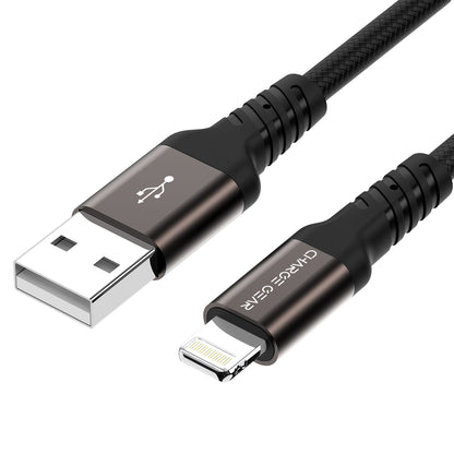 ZEVA SERIES: ATYPE TO LIGHTNING 2 METRE CABLE GREY