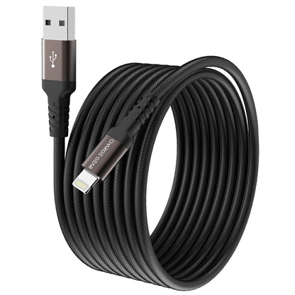 ZEVA SERIES: ATYPE TO LIGHTNING 2 METRE CABLE GREY