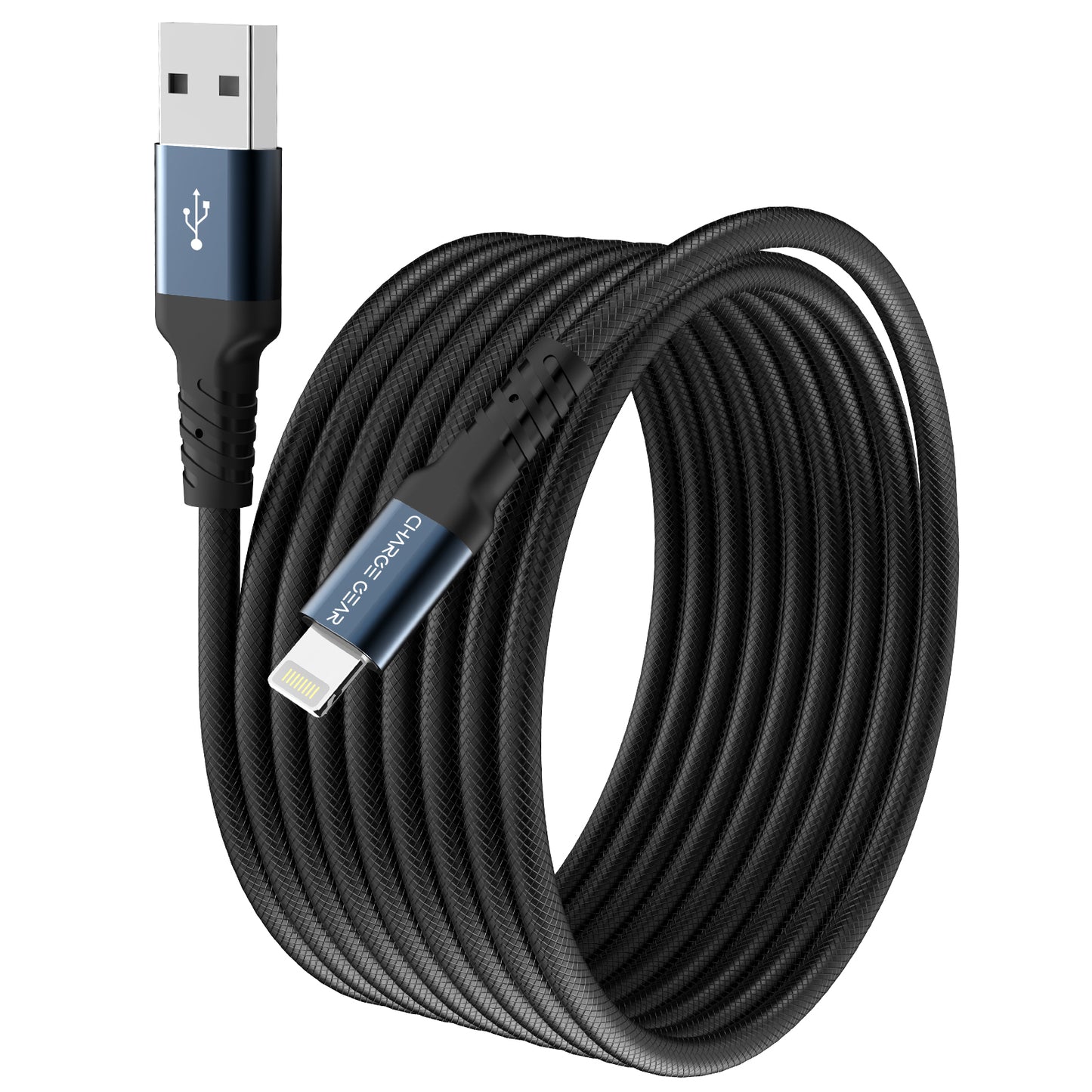 ZEVA SERIES: ATYPE TO LIGHTNING 2 METRE CABLE BLUE