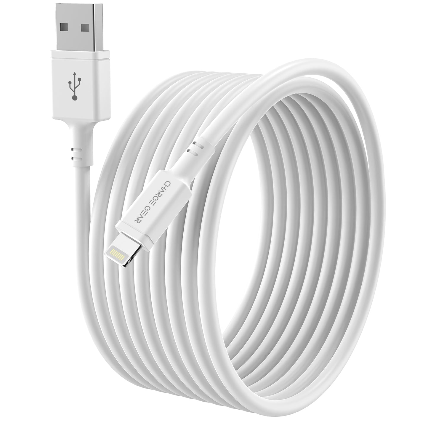 ZIRO SERIES: ATYPE TO LIGHTNING 2 METRE CABLE WHITE