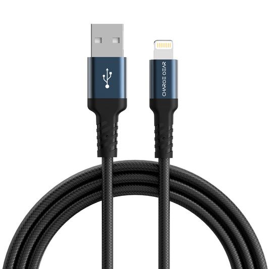 ZEVA SERIES: ATYPE TO LIGHTNING 1 METRE CABLE BLUE