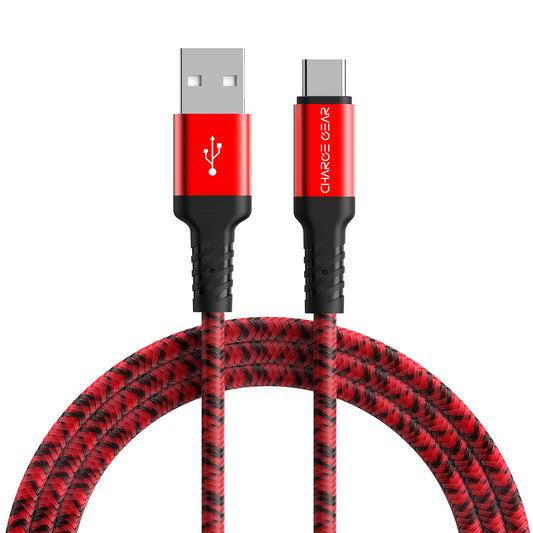 ZEVA SERIES: ATYPE TO CTYPE 2 METRE CABLE RED