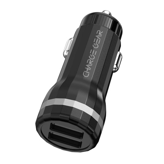 CHARGEGEAR 2 PORT CAR CHARGER BLACK