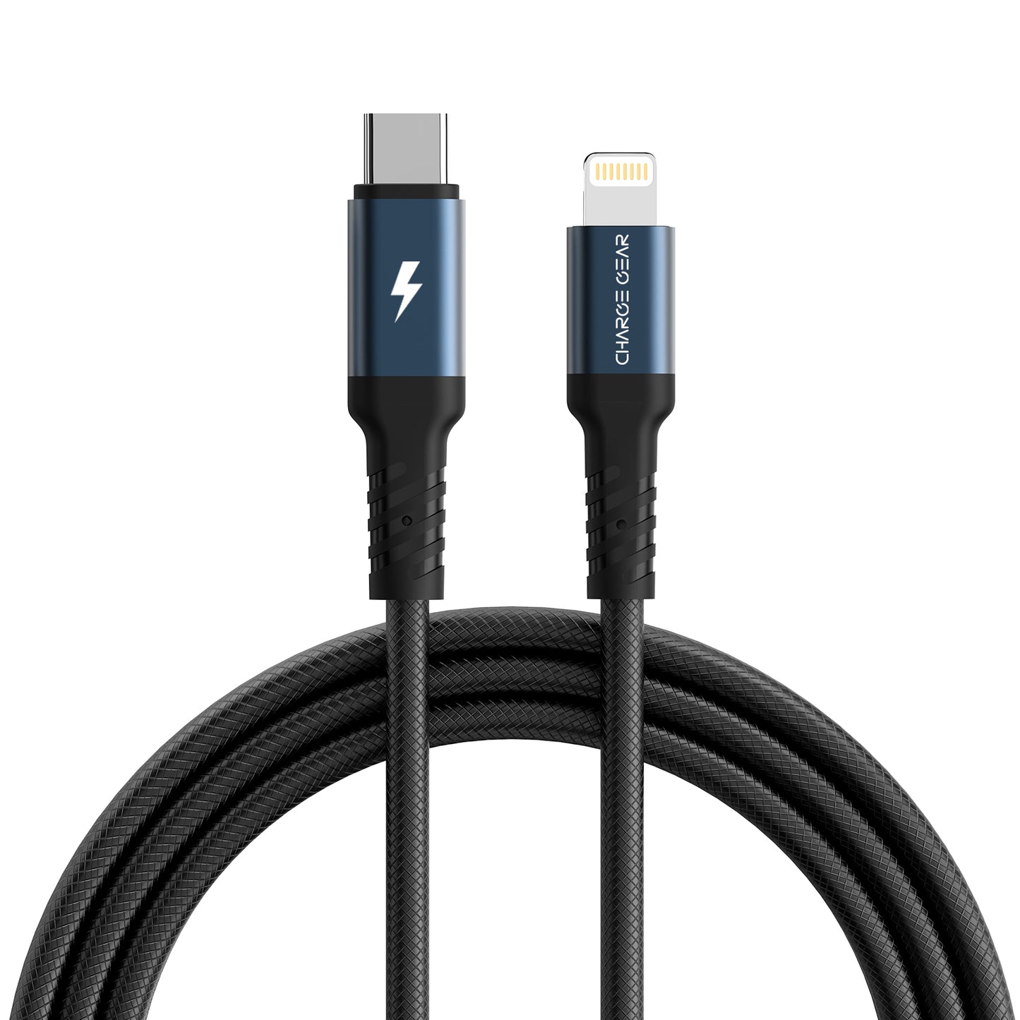 ZEVA SERIES: CTYPE TO LIGHTNING 1 METRE CABLE BLUE