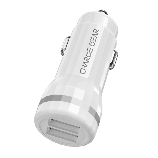 CHARGEGEAR 2 PORT CAR CHARGER WHITE